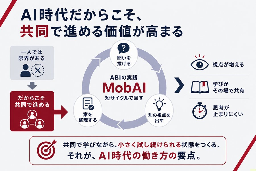 3. AI時代だからこそ、共同で進める価値が高まる