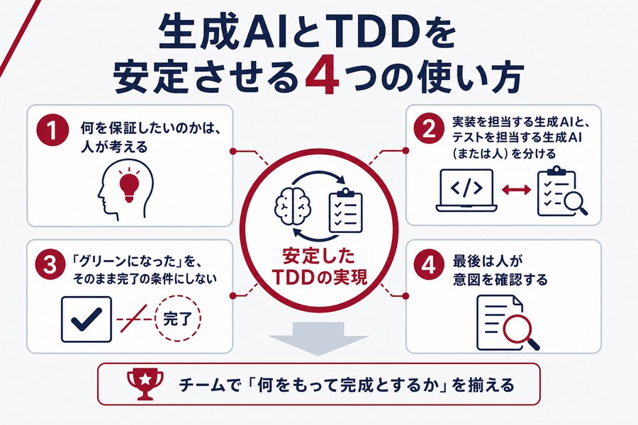 2. 生成AIとTDDを安定させる4つの使い方